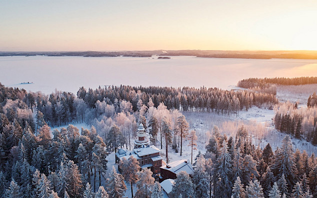 Rauhalinna – yksityinen luksushuvila Saimaan rannalla